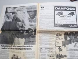 Koneviesti 1977 nr 21 - Sata litraa hehtaarille?, Kaksi ruosteenpoisto-ainetta, Kotimainen olkikattila sarjavalmstukseen, Puolasta palattua, ym.