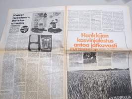 Koneviesti 1977 nr 21 - Sata litraa hehtaarille?, Kaksi ruosteenpoisto-ainetta, Kotimainen olkikattila sarjavalmstukseen, Puolasta palattua, ym.