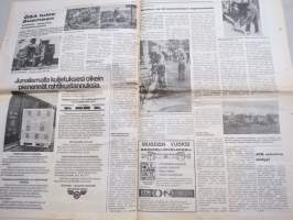 Koneviesti 1977 nr 21 - Sata litraa hehtaarille?, Kaksi ruosteenpoisto-ainetta, Kotimainen olkikattila sarjavalmstukseen, Puolasta palattua, ym.