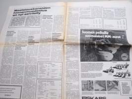 Koneviesti 1977 nr 22 - 25 vuotta käytännön ammattitietoa, Elvyttely ja energia, Maatalouskoneiden hinnanmuodostus on nyt selvitetty, Mitä heille nyt kuuluu?, ym.