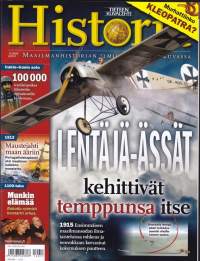 Tieteen kuvalehti Historia 17/2014. Munkin elämää 1100-luvulla. Maustejahti maailman ääriin 1512. Lentäjä ässien huikeat temput. Sisällysluettelo kuvissa