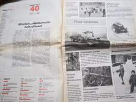 Koneviesti 1992 nr 2 - Massey-Ferguson 390 Agri Power - Perus-nelivedon parannettu painos, Nopeutta ja voimaa kokeneelle kuljettajalle, Avant Tecno, ym.