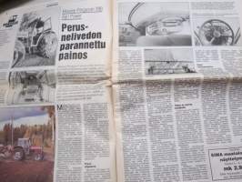 Koneviesti 1992 nr 2 - Massey-Ferguson 390 Agri Power - Perus-nelivedon parannettu painos, Nopeutta ja voimaa kokeneelle kuljettajalle, Avant Tecno, ym.