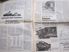 Koneviesti 1992 nr 2 - Massey-Ferguson 390 Agri Power - Perus-nelivedon parannettu painos, Nopeutta ja voimaa kokeneelle kuljettajalle, Avant Tecno, ym.