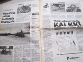 Koneviesti 1992 nr 2 - Massey-Ferguson 390 Agri Power - Perus-nelivedon parannettu painos, Nopeutta ja voimaa kokeneelle kuljettajalle, Avant Tecno, ym.
