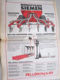 Koneviesti 1992 nr 2 - Massey-Ferguson 390 Agri Power - Perus-nelivedon parannettu painos, Nopeutta ja voimaa kokeneelle kuljettajalle, Avant Tecno, ym.