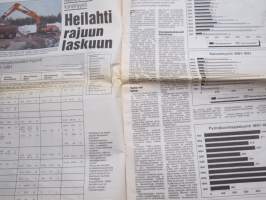 Koneviesti 1992 nr 3 - Maarakennuskoneiden myynti meni jumiin 1991,Raiseli 2,4M Hydraulisesti hallittava takakauha,Agromek´92 Kansainvälistyvä tanskalaisnäyttely,ym.