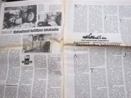 Koneviesti 1992 nr 3 - Maarakennuskoneiden myynti meni jumiin 1991,Raiseli 2,4M Hydraulisesti hallittava takakauha,Agromek´92 Kansainvälistyvä tanskalaisnäyttely,ym.
