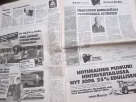Koneviesti 1992 nr 4 - Uutta valinnan vapautta, Valmet Mezzo 6600 E Hi-Trol, Kylmäkasvattamo vaati viisi vuotta harkintaa, Ilmajäähdytettyä voimaa, ym.