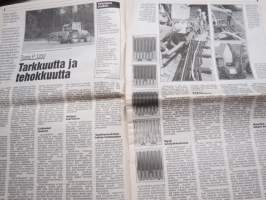 Koneviesti 1992 nr 5 - Nokka grassliner 2000 - Hinattava tarkkuussilppuri, Kyntöä neliauralla, Tume P 1350 Tarkkuutta ja tehokkuutta, Kotoisen rehun tekijät, ym.