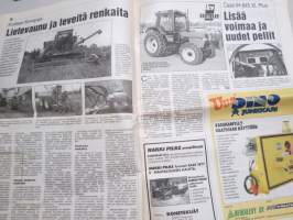 Koneviesti 1992 nr 19 - Moottorikelkka 93 - Super-muskelit vasta tulossa, Ski Doo Nordik 377 R - Kaksi-pyttyinen poromies-kelkka, Yamaha Viking 540 II, ym.