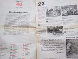 Koneviesti 1992 nr 22 - Vuoden viat, Turengista tulevaisuuden teknologiaa, Agrolux AX - uusi terämalli, Monitoimikone moneen lähtöön, Uudet symboli-standardit, ym.