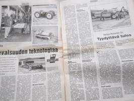 Koneviesti 1992 nr 22 - Vuoden viat, Turengista tulevaisuuden teknologiaa, Agrolux AX - uusi terämalli, Monitoimikone moneen lähtöön, Uudet symboli-standardit, ym.