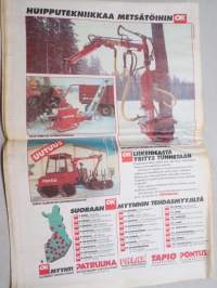 Koneviesti 1992 nr 22 - Vuoden viat, Turengista tulevaisuuden teknologiaa, Agrolux AX - uusi terämalli, Monitoimikone moneen lähtöön, Uudet symboli-standardit, ym.