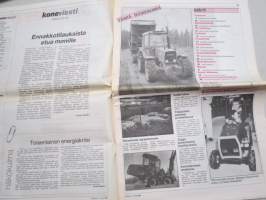 Koneviesti 1991 nr 3 - Fendt 308 LSA - Parannettu versio, Osmo Kara; &quot; Vakolan asema aina harkittava, mutta&quot; pienikin yksikkö voi olla hyvä, Sikalana täyspihatto,ym.