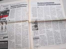 Koneviesti 1991 nr 3 - Fendt 308 LSA - Parannettu versio, Osmo Kara; &quot; Vakolan asema aina harkittava, mutta&quot; pienikin yksikkö voi olla hyvä, Sikalana täyspihatto,ym.