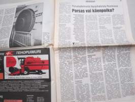 Koneviesti 1991 nr 3 - Fendt 308 LSA - Parannettu versio, Osmo Kara; &quot; Vakolan asema aina harkittava, mutta&quot; pienikin yksikkö voi olla hyvä, Sikalana täyspihatto,ym.
