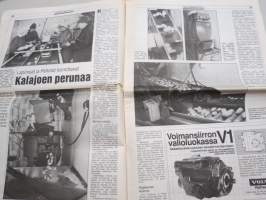 Koneviesti 1991 nr 3 - Fendt 308 LSA - Parannettu versio, Osmo Kara; &quot; Vakolan asema aina harkittava, mutta&quot; pienikin yksikkö voi olla hyvä, Sikalana täyspihatto,ym.