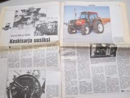 Koneviesti 1991 nr 5 - Valmet Mezzo korvaa 505-905-sarjan, MF uudessa nousussa, Fiatista Fiatagriksi, Isännän superapuko?, Lihasikalan panon vartijat, ym.
