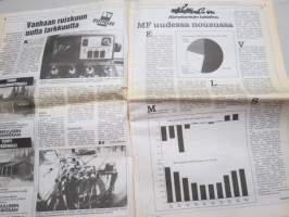 Koneviesti 1991 nr 5 - Valmet Mezzo korvaa 505-905-sarjan, MF uudessa nousussa, Fiatista Fiatagriksi, Isännän superapuko?, Lihasikalan panon vartijat, ym.