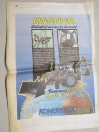 Koneviesti 1991 nr 5 - Valmet Mezzo korvaa 505-905-sarjan, MF uudessa nousussa, Fiatista Fiatagriksi, Isännän superapuko?, Lihasikalan panon vartijat, ym.