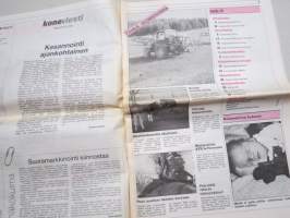 Koneviesti 1991 nr 8 - Moteska M-1000-16 XH -Laatu-ruisku, Harmaatuonnin hinta, Hyöty irti viherkesannoinnista, Tarkkuutta lannoitukseen, ym.