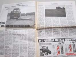 Koneviesti 1991 nr 8 - Moteska M-1000-16 XH -Laatu-ruisku, Harmaatuonnin hinta, Hyöty irti viherkesannoinnista, Tarkkuutta lannoitukseen, ym.