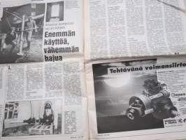 Koneviesti 1991 nr 10 - FlexTracin idea kellahti, Traktoreiden hytin ilmansuodattimet vertailtavina, Nokka-Pilkekone - Halki, poikki ja kuormaan, ym.