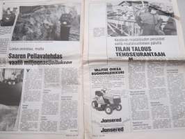 Koneviesti 1991 nr 10 - FlexTracin idea kellahti, Traktoreiden hytin ilmansuodattimet vertailtavina, Nokka-Pilkekone - Halki, poikki ja kuormaan, ym.