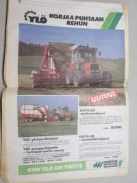 Koneviesti 1991 nr 10 - FlexTracin idea kellahti, Traktoreiden hytin ilmansuodattimet vertailtavina, Nokka-Pilkekone - Halki, poikki ja kuormaan, ym.