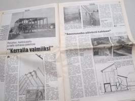 Koneviesti 1991 nr 13 - Siinä on out sekä in - Se on ihmevekotin, Traktoreiden ohjehinnoittelussa edelleenkin eroja, Konekauppa lamassa, Kaksoisaurat puntarissa, ym.