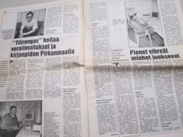 Koneviesti 1991 nr 14 - Konekentän laidalta - Konkurssit ja irtisanomiset muoti-ilmiö, Maatalous-näyttelyt - Väki vähenee, konekenttä kapenee, ym.