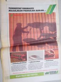 Koneviesti 1991 nr 14 - Konekentän laidalta - Konkurssit ja irtisanomiset muoti-ilmiö, Maatalous-näyttelyt - Väki vähenee, konekenttä kapenee, ym.