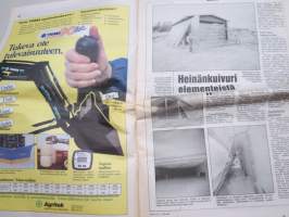 Koneviesti 1991 nr 16 - Monipuolinen lisävaruste, Westem - Tukeva takakauha, Kalkkia kesannolle, Heinänkuivuri elementeistä, Perävaunukuivuri perunalle, ym.