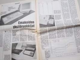 Koneviesti 1991 nr 16 - Monipuolinen lisävaruste, Westem - Tukeva takakauha, Kalkkia kesannolle, Heinänkuivuri elementeistä, Perävaunukuivuri perunalle, ym.