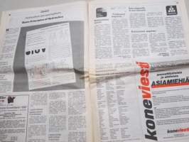 Koneviesti 1991 nr 16 - Monipuolinen lisävaruste, Westem - Tukeva takakauha, Kalkkia kesannolle, Heinänkuivuri elementeistä, Perävaunukuivuri perunalle, ym.