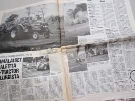 Koneviesti 1991 nr 17 - Valmet - Traktoritehdas Portugaliin, Konekentän laidalta - Ruiskujen myynti puoleen, Pyöröpaalikone Haukivuorella, ym.