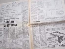Koneviesti 1991 nr 17 - Valmet - Traktoritehdas Portugaliin, Konekentän laidalta - Ruiskujen myynti puoleen, Pyöröpaalikone Haukivuorella, ym.