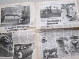 Koneviesti 1991 nr 18 - Niukka voitto Palavaiselle - Viilunväännön SM, Konekentän laidalta - Maatalousnäyttelyt ja maaseutumarkkinat, Uusi maatilakuormain, ym.