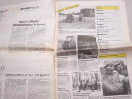 Koneviesti 1991 nr 20 - Pomo-Livakalla - Lietettä nurmen alle, New Holland TC -Uusia puimureita, Tiineys kuulolla, Paalit silpuiksi, ym.