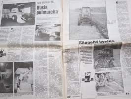 Koneviesti 1991 nr 20 - Pomo-Livakalla - Lietettä nurmen alle, New Holland TC -Uusia puimureita, Tiineys kuulolla, Paalit silpuiksi, ym.