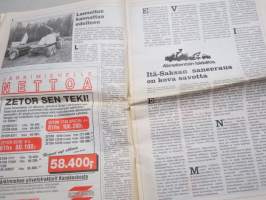 Koneviesti 1991 nr 21 - Maatalouskonekaupan kotimarkkinoiksi Itämeren alue, Liikevaihtoverolaki asettaa 75.00 markan rajan maatila-yrittäjille,ym.