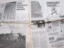 Koneviesti 1991 nr 21 - Maatalouskonekaupan kotimarkkinoiksi Itämeren alue, Liikevaihtoverolaki asettaa 75.00 markan rajan maatila-yrittäjille,ym.