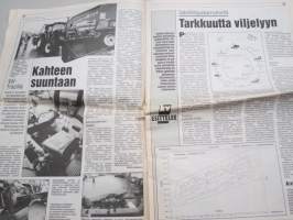 Koneviesti 1991 nr 21 - Maatalouskonekaupan kotimarkkinoiksi Itämeren alue, Liikevaihtoverolaki asettaa 75.00 markan rajan maatila-yrittäjille,ym.