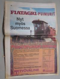 Koneviesti 1990 nr 2 -The Royal Smithfieldin uutuudet,Konekentän laidalta -Suomen välirahastus,Ruotsin alennukset,Valmet do Brasil- 30-vuotta traktorivalmistusta,ym.