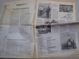 Koneviesti 1990 nr 3 -Agromek 90 -Traktorit mukaan, Fiatagri 3500 -Uusi puimuri-merkki markkinoille, Konekentän laidalta -Traktorinkuljettajalle kierteet kaulaan,ym.