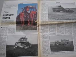 Koneviesti 1990 nr 9 - Fendt - Kotikentän valtias, Puimureita Etelä-Euroopassa, Autokaupan koukeroita ja traktoritilastoja, Ylö-Katti ja Wiljam VL 100, ym.