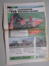 Koneviesti 1990 nr 9 - Fendt - Kotikentän valtias, Puimureita Etelä-Euroopassa, Autokaupan koukeroita ja traktoritilastoja, Ylö-Katti ja Wiljam VL 100, ym.