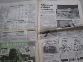 Koneviesti 1990 nr 11 - Magnum ja Maxxum - Voimakaksikko, Konekentän laidalta - Päivän sana; Ympärstönsuojelu, Markkinoiden sadetuslaitteistot, ym.
