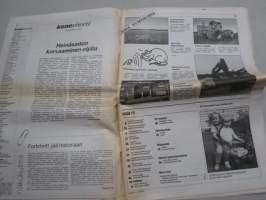Koneviesti 1990 nr 13 - Belarus T-150K-07 - Linkku, Maatalouskoneiden vuokrasuositukset 1990, Uusi oivallus perunannostoon, Kyntö on tekniikkalaji, ym.
